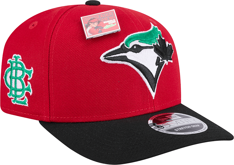 Big League Chew X Toronto Blue Jays Slammin' Strawberry 9SEVENTY Stretch-Snap Hat