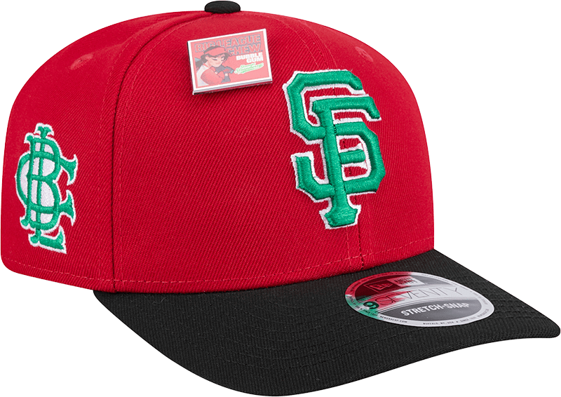 Big League Chew X San Francisco Giants Slammin' Strawberry 9SEVENTY Stretch-Snap Hat