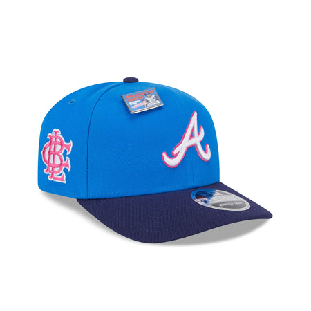 Big League Chew X Atlanta Braves Curveball Cotton Candy 9SEVENTY Stretch-Snap Hat