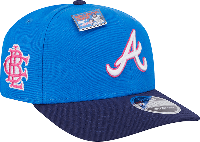 Big League Chew X Atlanta Braves Curveball Cotton Candy 9SEVENTY Stretch-Snap Hat