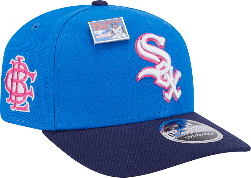 Big League Chew X Chicago White Sox Curveball Cotton Candy 9SEVENTY Stretch-Snap Hat