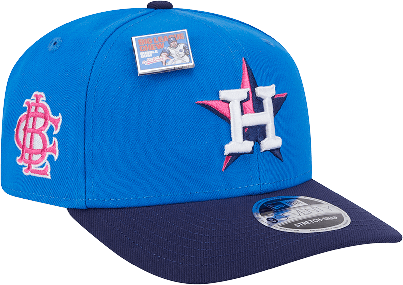 Big League Chew X Houston Astros Curveball Cotton Candy 9SEVENTY Stretch-Snap Hat