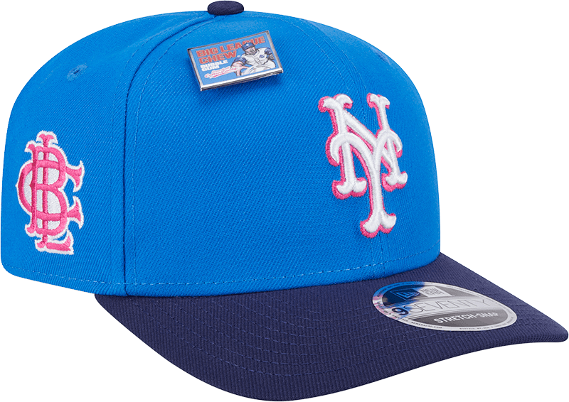 Big League Chew X New York Mets Curveball Cotton Candy 9SEVENTY Stretch-Snap Hat