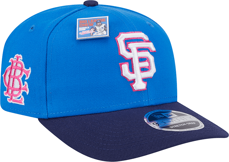 Big League Chew X San Francisco Giants Curveball Cotton Candy 9SEVENTY Stretch-Snap Hat