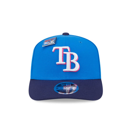 Big League Chew X Tampa Bay Rays Curveball Cotton Candy 9SEVENTY Stretch-Snap Hat