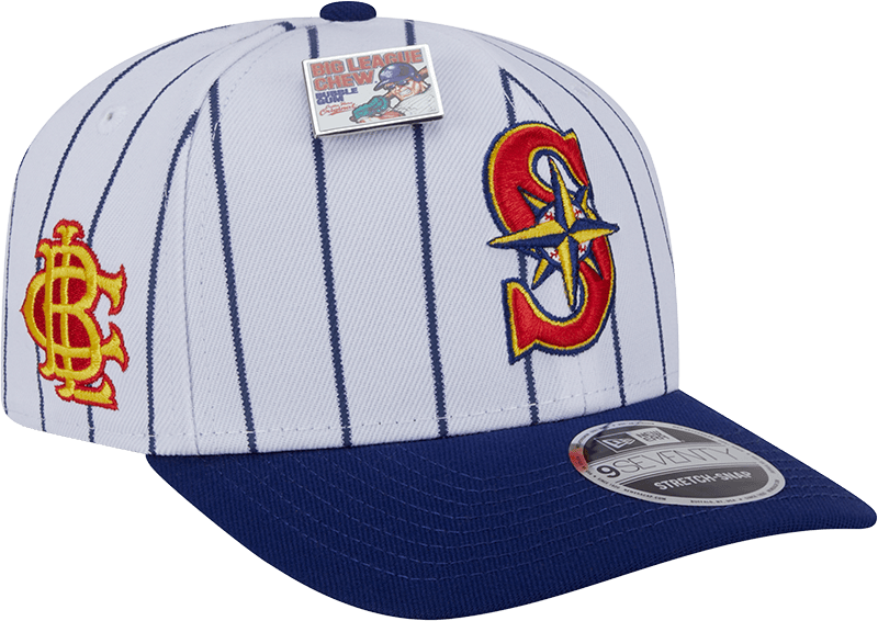 Big League Chew X Seattle Mariners Outta Here Original 9SEVENTY Stretch-Snap Hat