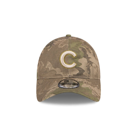 Chicago Cubs Leaf Camo 9TWENTY Adjustable Hat