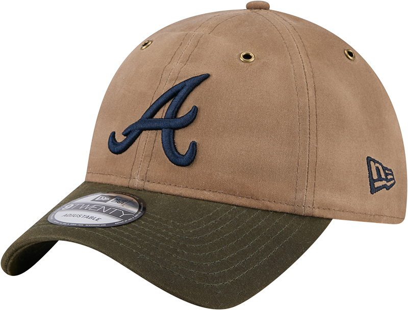 Atlanta Braves Wax Canvas 9TWENTY Adjustable Hat