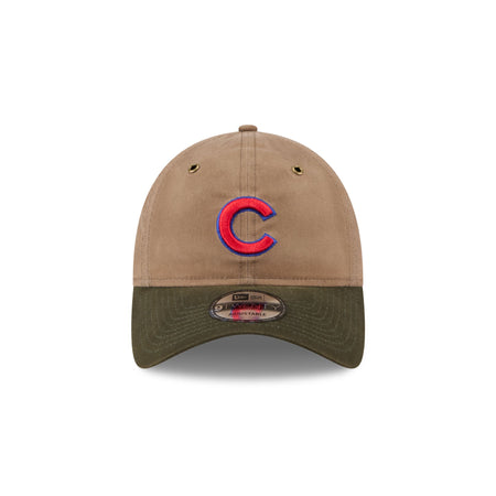 Chicago Cubs Wax Canvas 9TWENTY Adjustable Hat