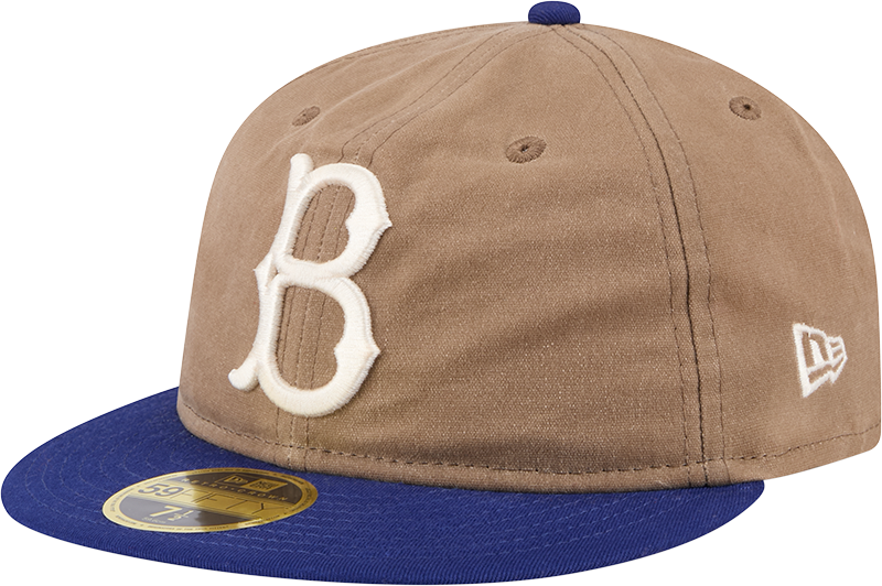 Brooklyn Dodgers Wax Canvas Retro Crown 59FIFTY Fitted Hat