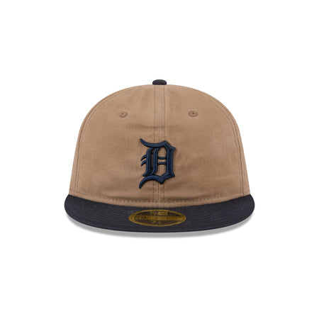 Detroit Tigers Wax Canvas Retro Crown 59FIFTY Fitted Hat