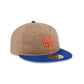 New York Mets Wax Canvas Retro Crown 59FIFTY Fitted Hat