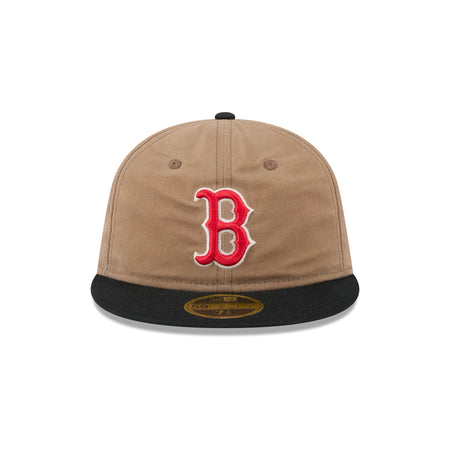 Boston Red Sox Wax Canvas Retro Crown 59FIFTY Fitted Hat