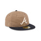 Atlanta Braves Wax Canvas Retro Crown 59FIFTY Fitted Hat