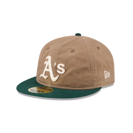 Oakland Athletics Wax Canvas Retro Crown 59FIFTY Fitted Hat