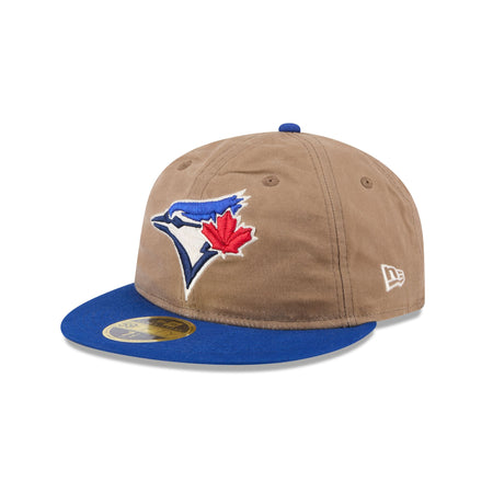 Toronto Blue Jays Wax Canvas Retro Crown 59FIFTY Fitted Hat