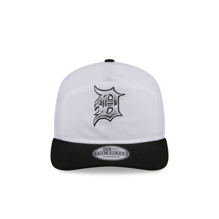 Detroit Tigers Chrome Logo Golfer