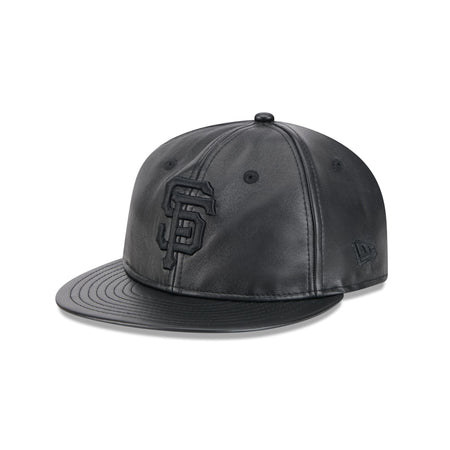 San Francisco Giants Genuine Leather Retro Crown 9FIFTY Strapback Hat