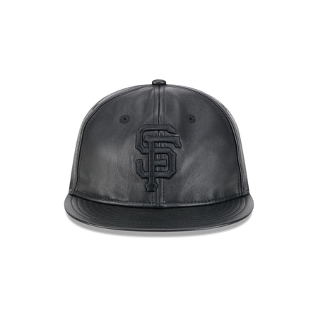 San Francisco Giants Genuine Leather Retro Crown 9FIFTY Strapback Hat