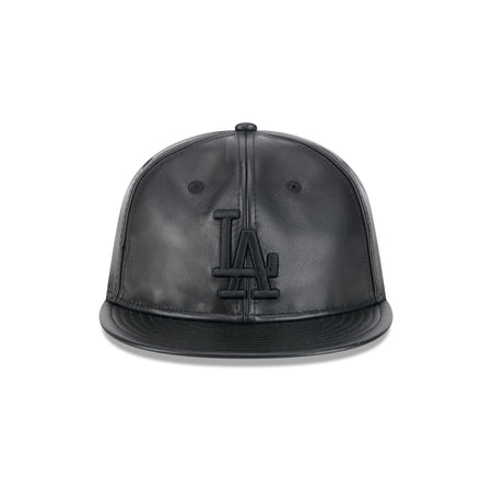 Los Angeles Dodgers Genuine Leather Retro Crown 9FIFTY Strapback Hat