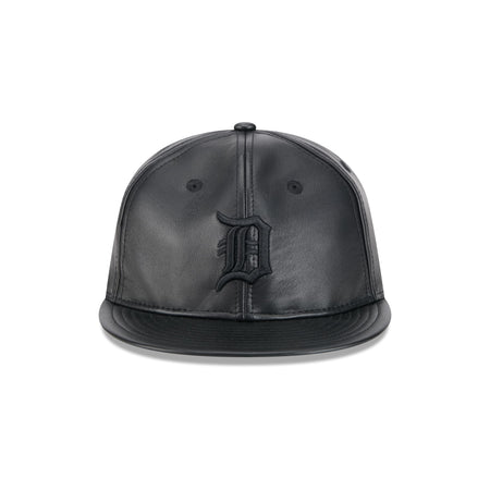 Detroit Tigers Genuine Leather Retro Crown 9FIFTY Strapback Hat