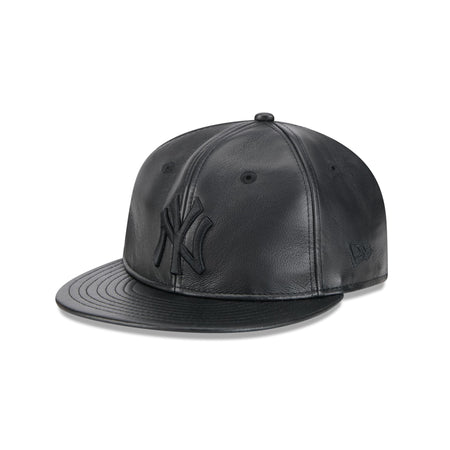 New York Yankees Genuine Leather Retro Crown 9FIFTY Strapback Hat