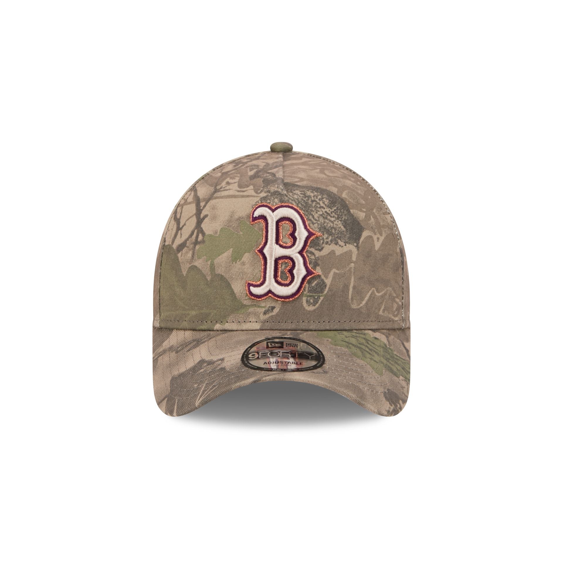 Boston Red Sox Leaf Camo 9FORTY A Frame Snapback Hat