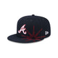 Atlanta Braves Solar Stars 59FIFTY Fitted Hat