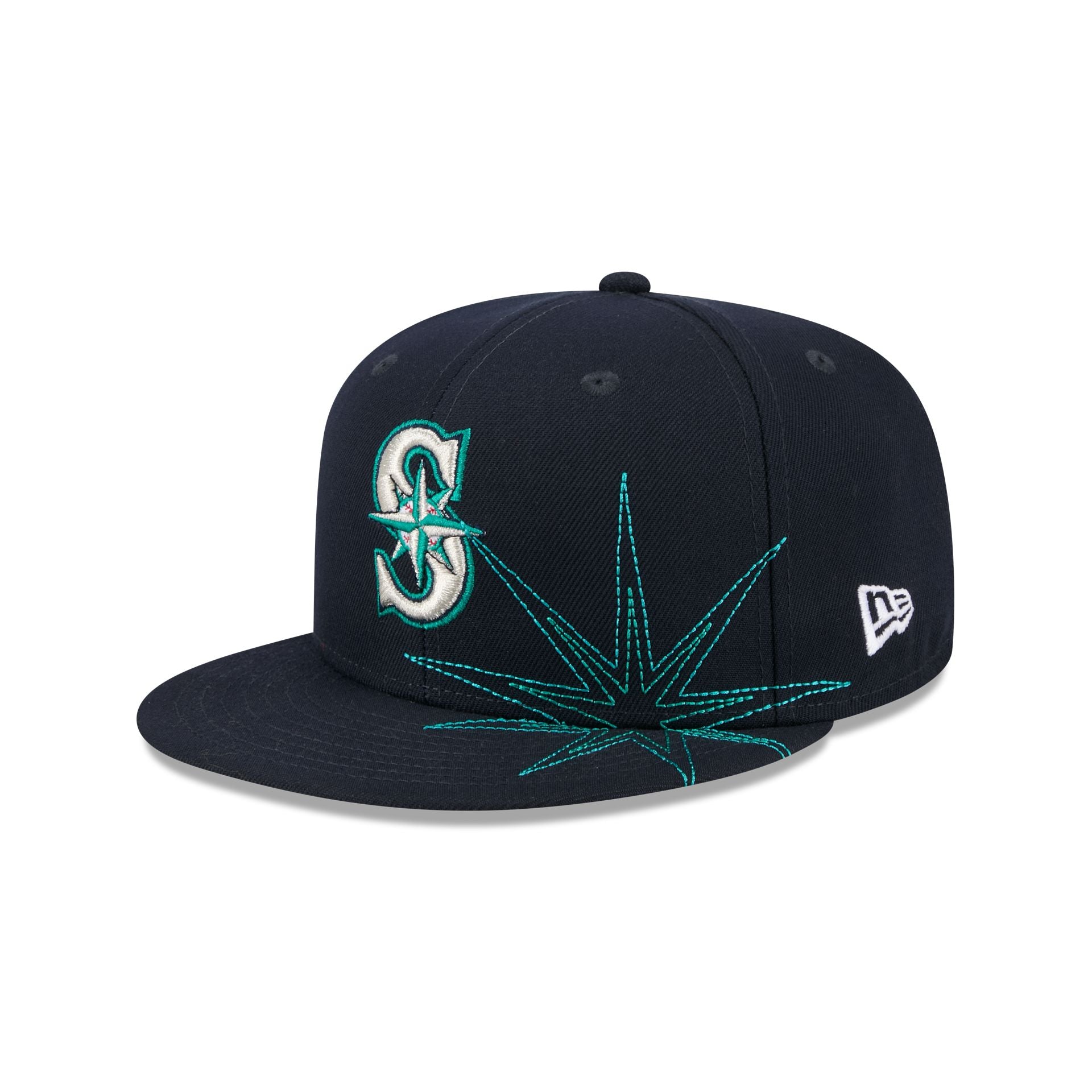 Seattle Mariners Solar Stars 59FIFTY Fitted Hat New Era Cap