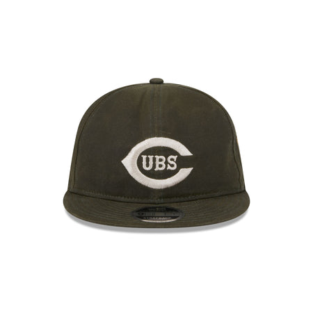 Chicago Cubs Rifle Green Retro Crown 9FIFTY Adjustable Hat