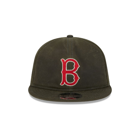 Boston Red Sox Rifle Green Retro Crown 9FIFTY Adjustable Hat