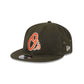 Baltimore Orioles Rifle Green Retro Crown 9FIFTY Adjustable Hat