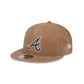 Atlanta Braves Khaki Retro Crown 9FIFTY Adjustable Hat