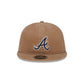 Atlanta Braves Khaki Retro Crown 9FIFTY Adjustable Hat