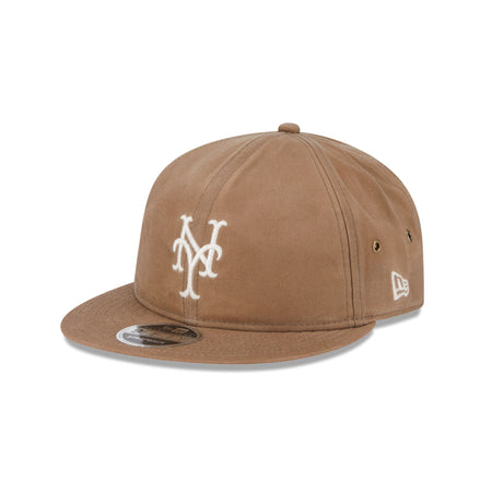 New York Mets Khaki Retro Crown 9FIFTY Adjustable Hat