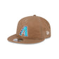 Arizona Diamondbacks Khaki Retro Crown 9FIFTY Adjustable Hat