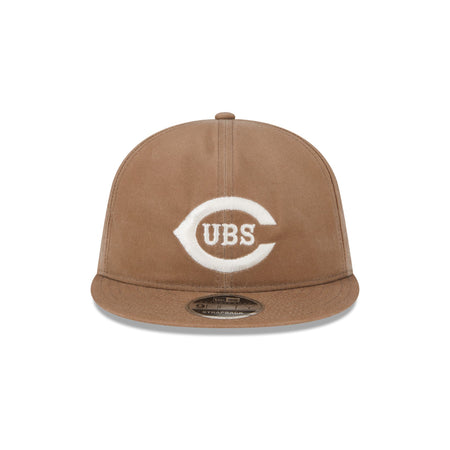 Chicago Cubs Khaki Retro Crown 9FIFTY Adjustable Hat