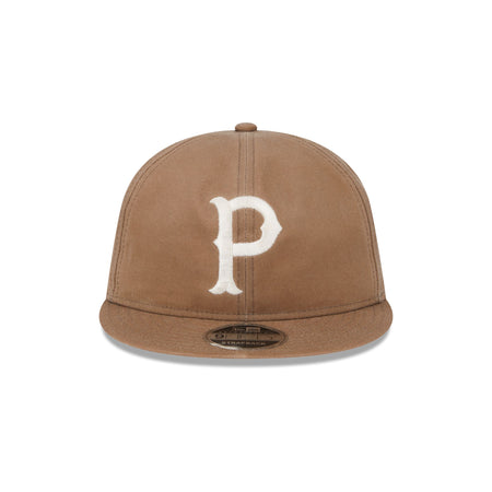 Pittsburgh Pirates Khaki Retro Crown 9FIFTY Adjustable Hat