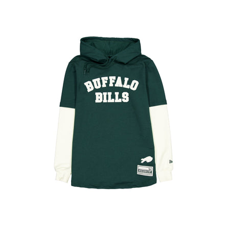 Buffalo Bills Dark Green Logo Select Hooded T-Shirt