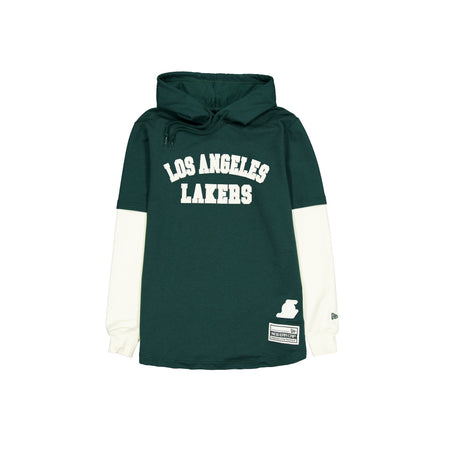 Los Angeles Lakers Dark Green Logo Select Hooded T-Shirt