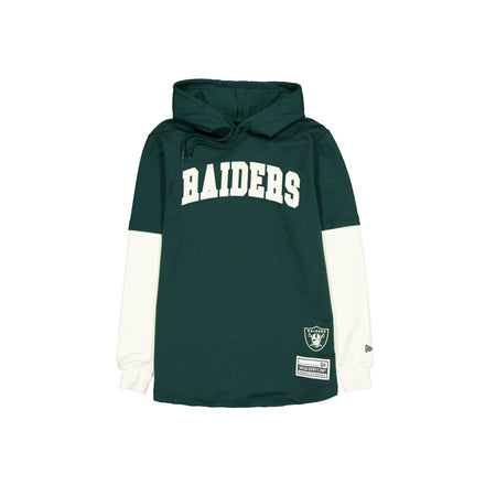 Las Vegas Raiders Dark Green Logo Select Hooded T-Shirt