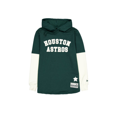 Houston Astros Dark Green Logo Select Hooded T-Shirt