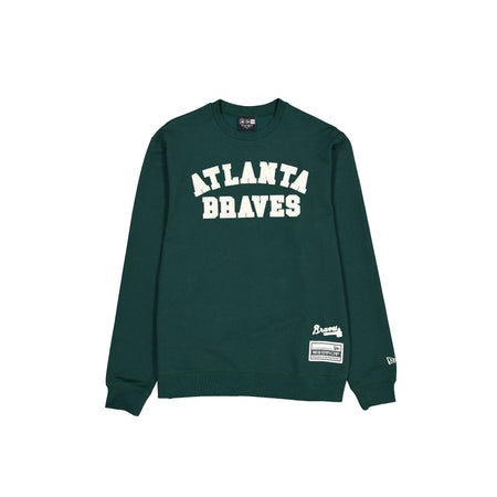 Atlanta Braves Dark Green Logo Select Crewneck