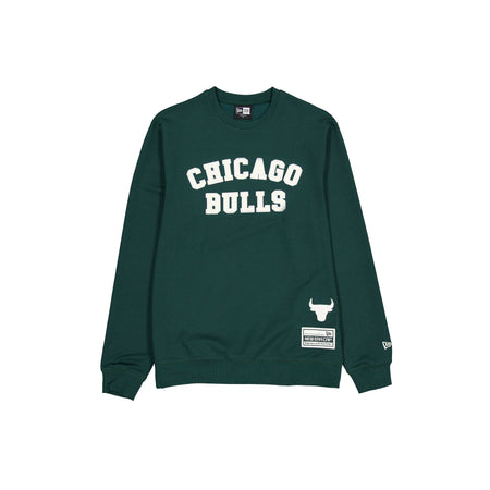 Chicago Bulls Dark Green Logo Select Crewneck