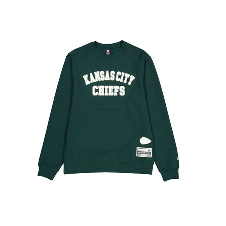 Kansas City Chiefs Dark Green Logo Select Crewneck