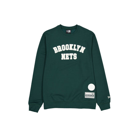 Brooklyn Nets Dark Green Logo Select Crewneck