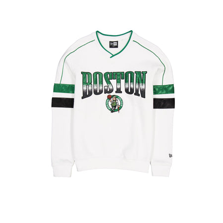 Boston Celtics Sport Classics White Crewneck