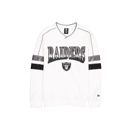 Las Vegas Raiders Sport Classics White Crewneck