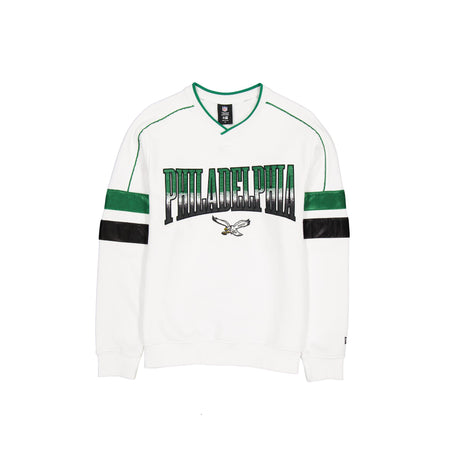 Philadelphia Eagles Sport Classics White Crewneck