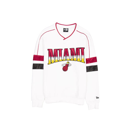 Miami Heat Sport Classics White Crewneck